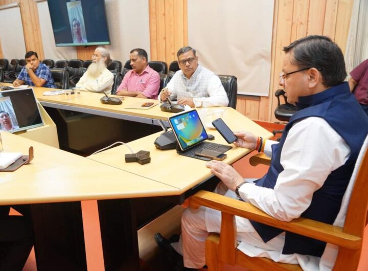 बारिश को लेकर सीएम पुष्कर धामी के निर्देश, चौबीसों घंटे अलर्ट पर रहे अधिकारी