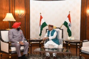 राज्यपाल ले,ज. गुरमीत सिंह (रि) की तेलंगाना के राज्यपाल से मुलाकात, समकालीन मुद्दों पर चर्चा