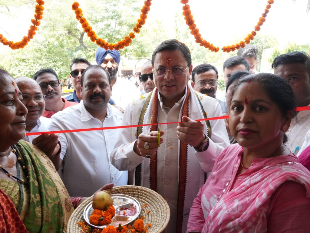 खटीमा में CM Pushkar Dhami ने किया 89 लाख की विकास योजनाओं का लोकार्पण